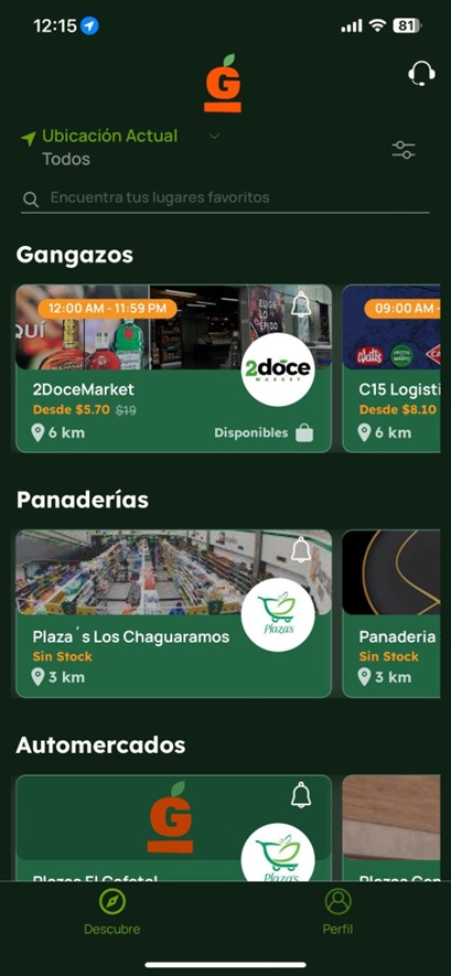 Gangazos con la App Ganga